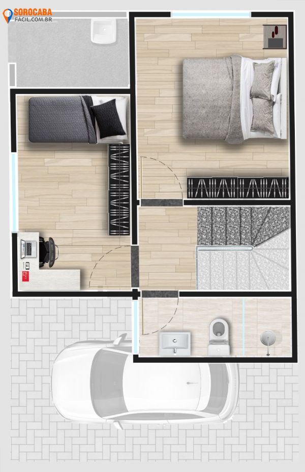 Casa em Alto da Boa Vista, Sorocaba - Casa Residencial Armando - Foto 2